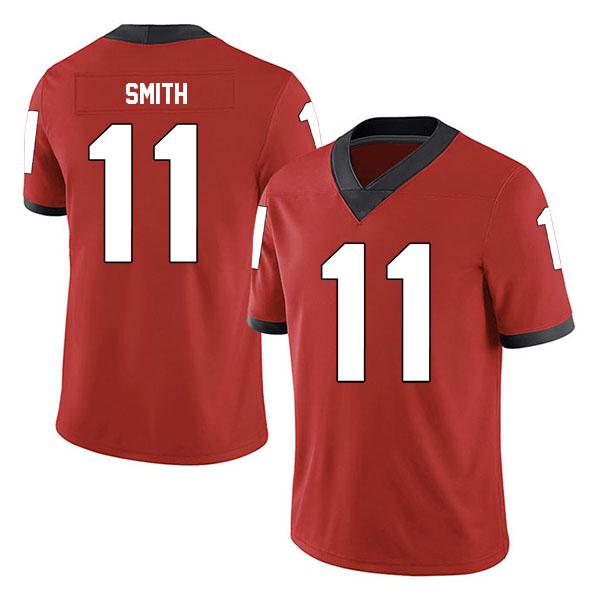 Georgia Bulldogs Arian Smith no. 11 Red Stitched College Football Jersey