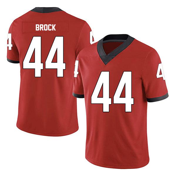 Georgia Bulldogs Stitched Cade Brock no. 44 Red College Football Jersey