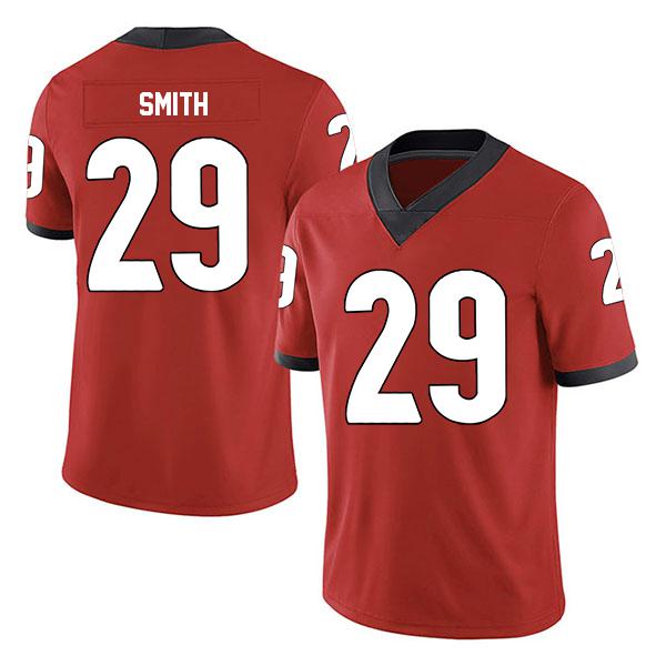 Georgia Bulldogs Christopher Smith no. 29 Red Stitched College Football Jersey