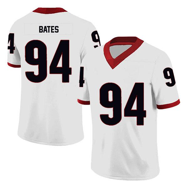 Georgia Bulldogs Henry Bates no. 94 White Stitched College Football Jersey