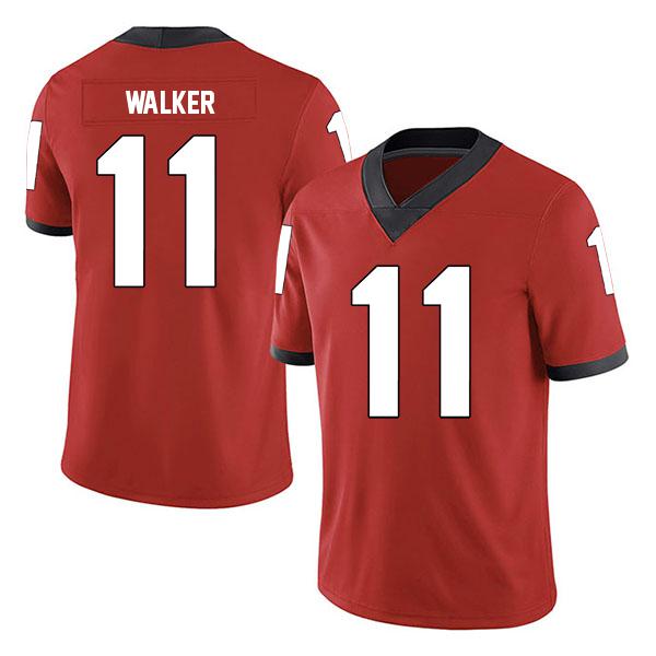 Georgia Bulldogs Jalon Walker no. 11 Red Stitched College Football Jersey