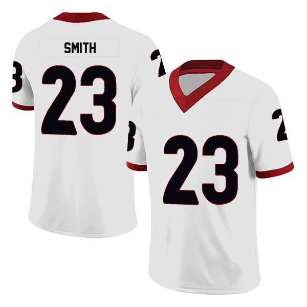 Georgia Bulldogs Tykee Smith Stitched no. 23 White College Football Jersey