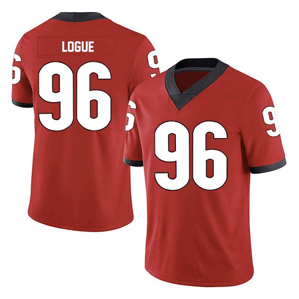 Georgia Bulldogs Zion Logue no. 96 Stitched Red College Football Jersey